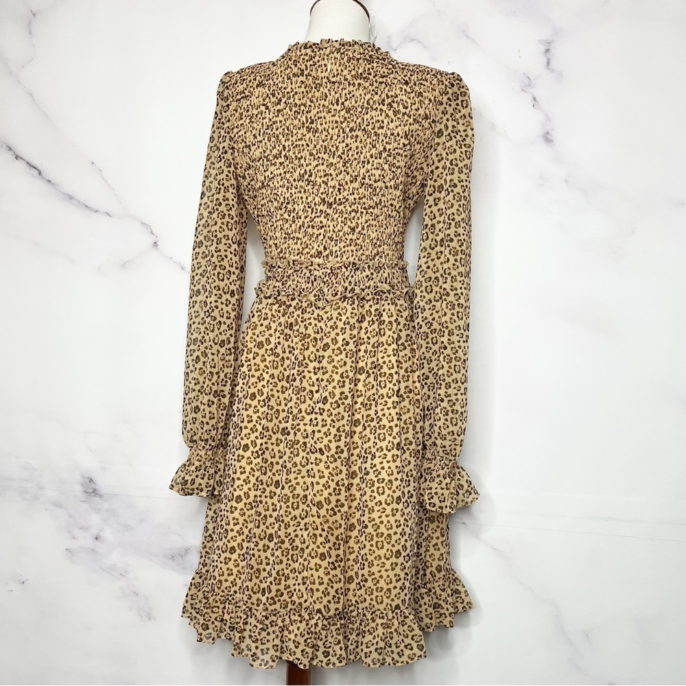 Rachel Parcell Leopard Print Smocked Dress - Picture 12 of 16